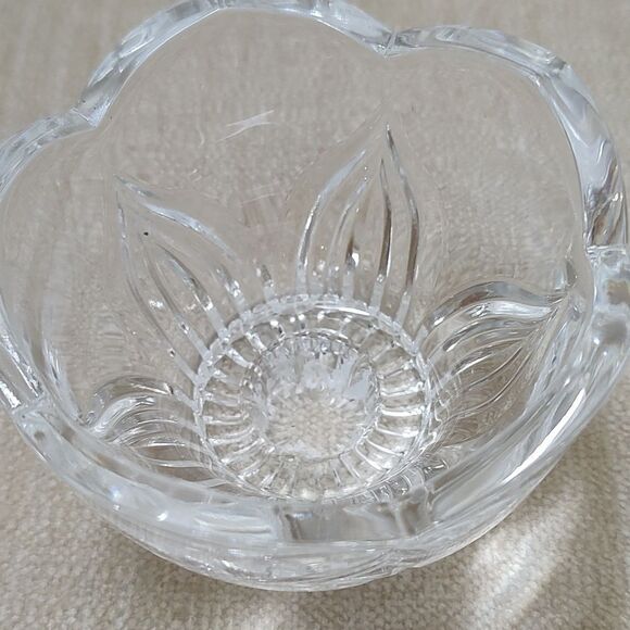 Crystal Tulip Flower Candleholders Votive holder Set of 2 - Picture 6 of 11